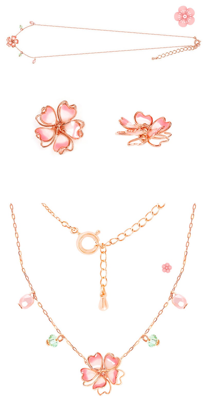 Sakura Flower Necklace