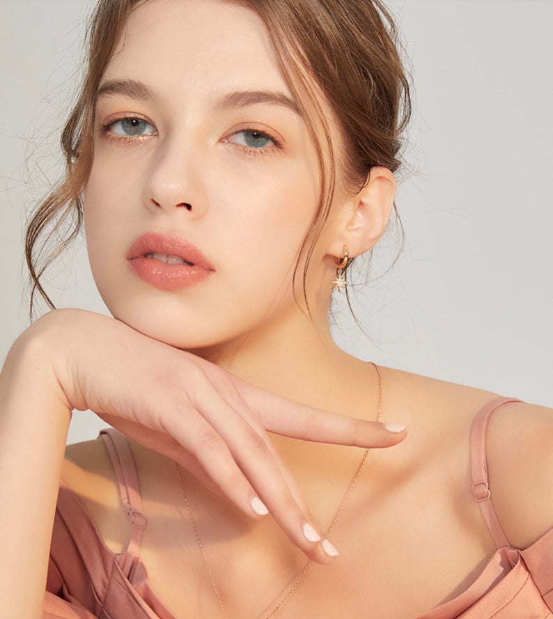 Star and Moon Earrings