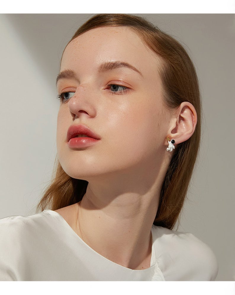 Astronaut Stud Earrings