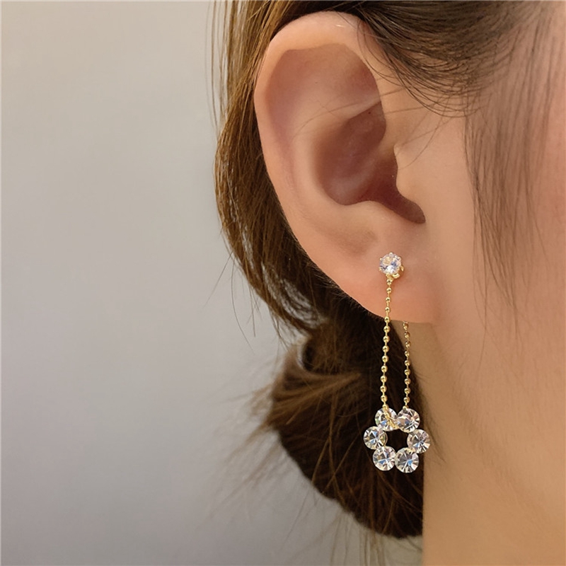Icy Flower Earrings