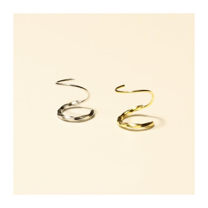 Bells Twist Ear Climber Earrings