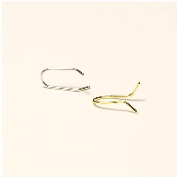 Mini Vuit Ear Climber Earrings