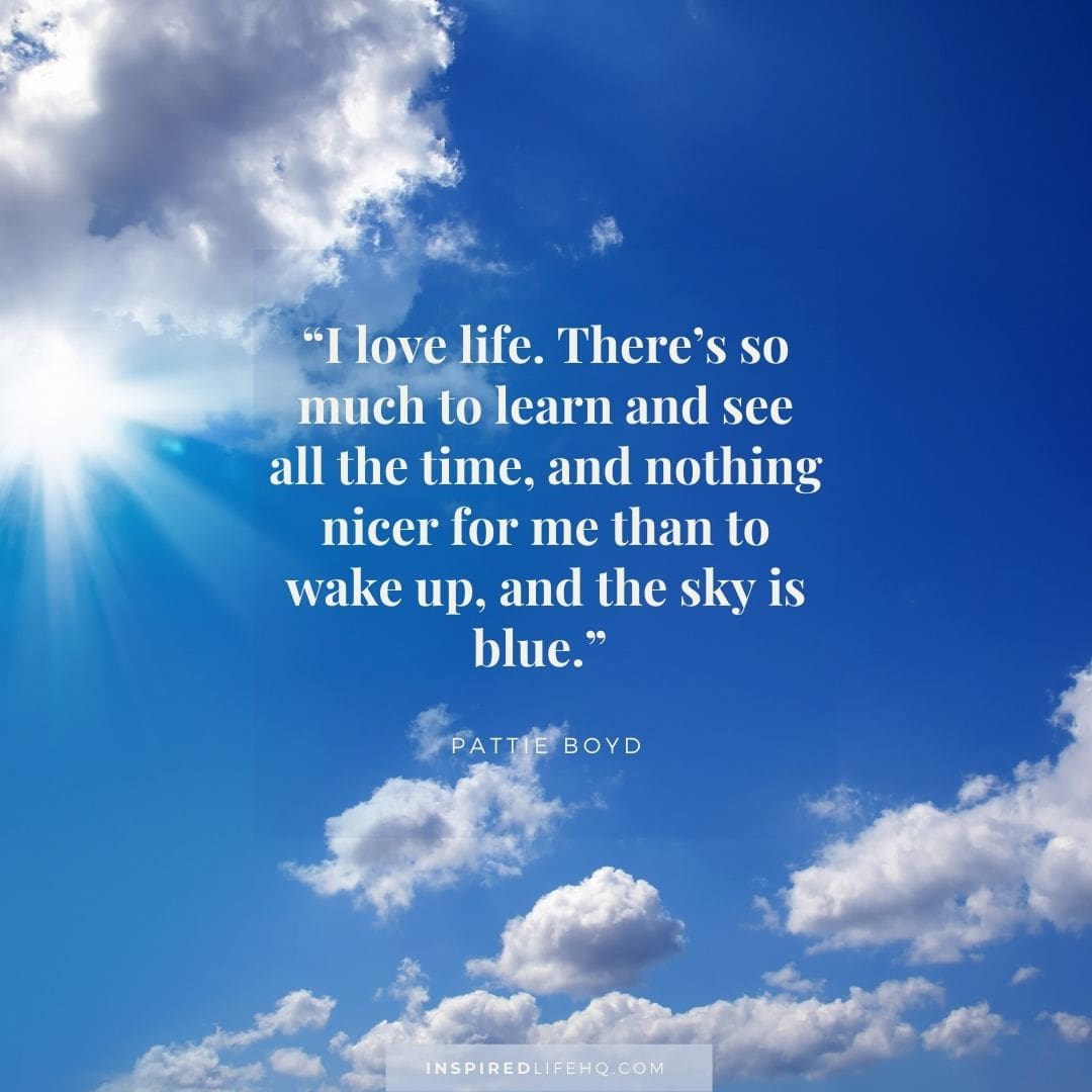 The Sky Is Always There For Me Necklace