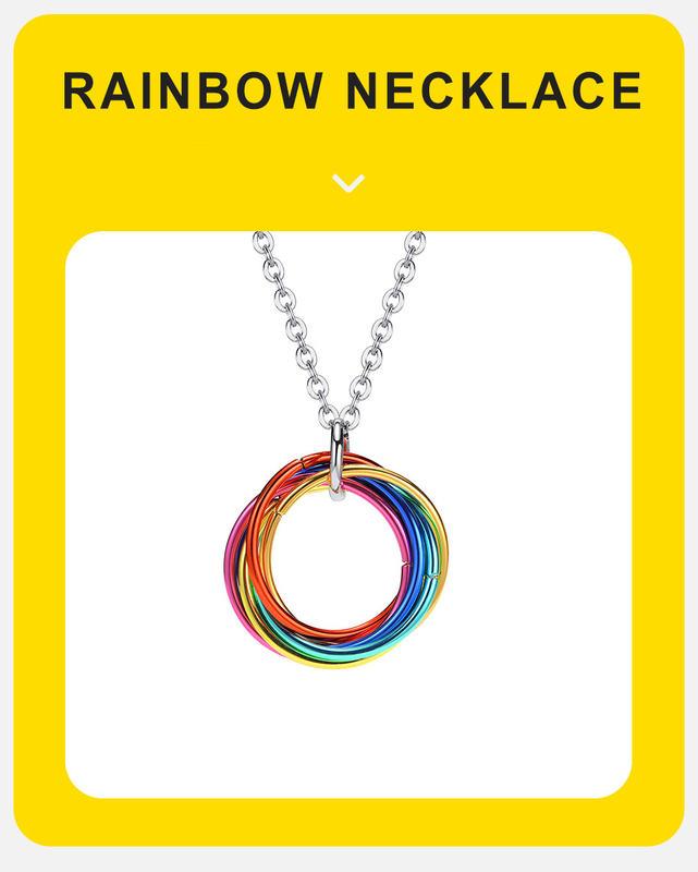Fidget Infinity Pride Necklace