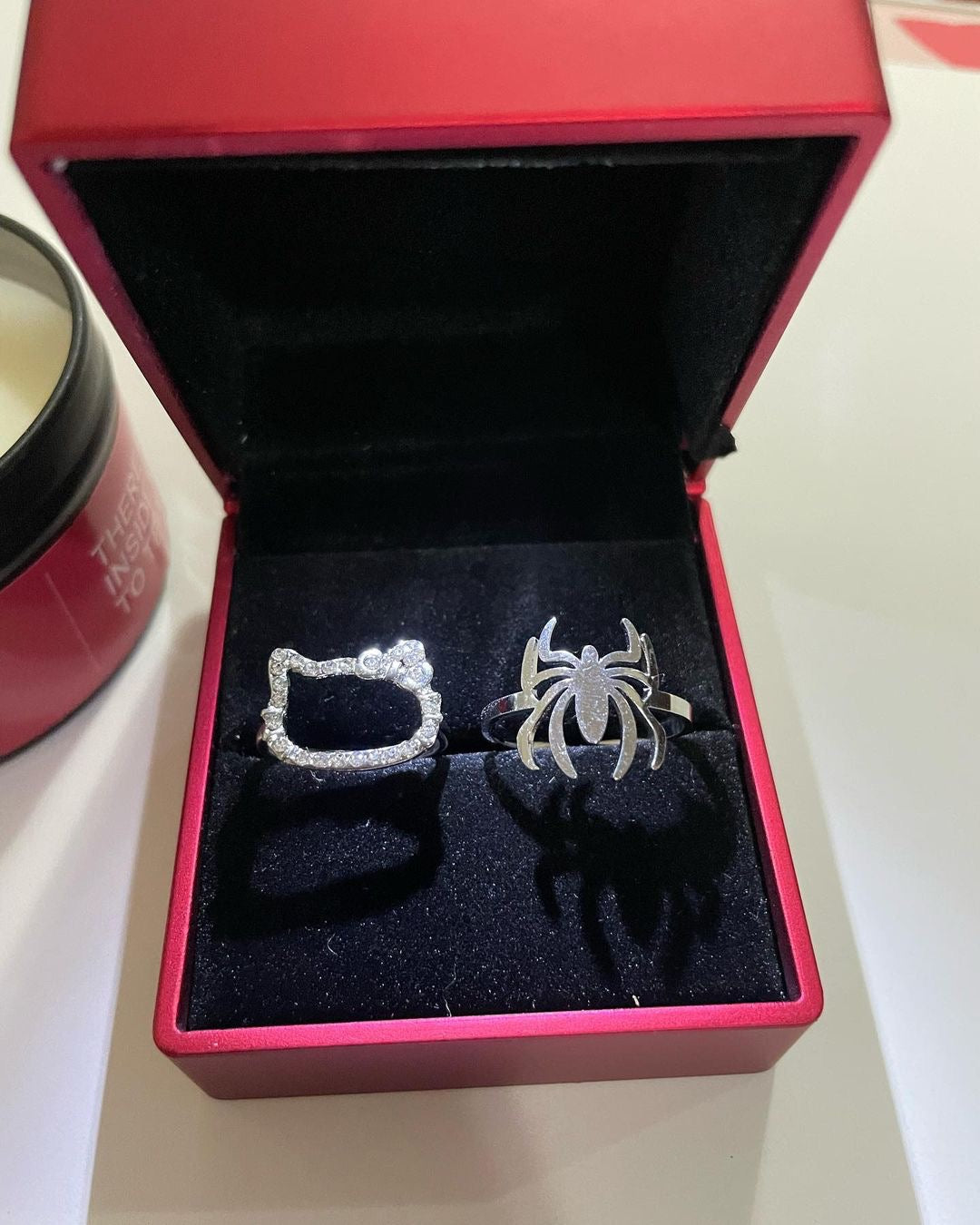 Hello Kitty x Spider hero Matching Ring Set (Version 2)