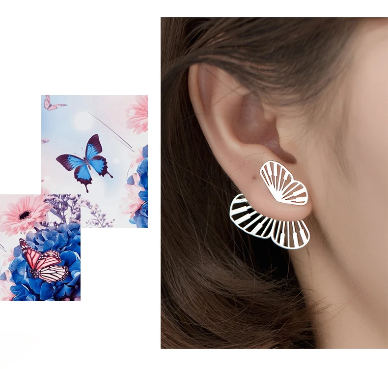 Hollow out Butterfly Earrings