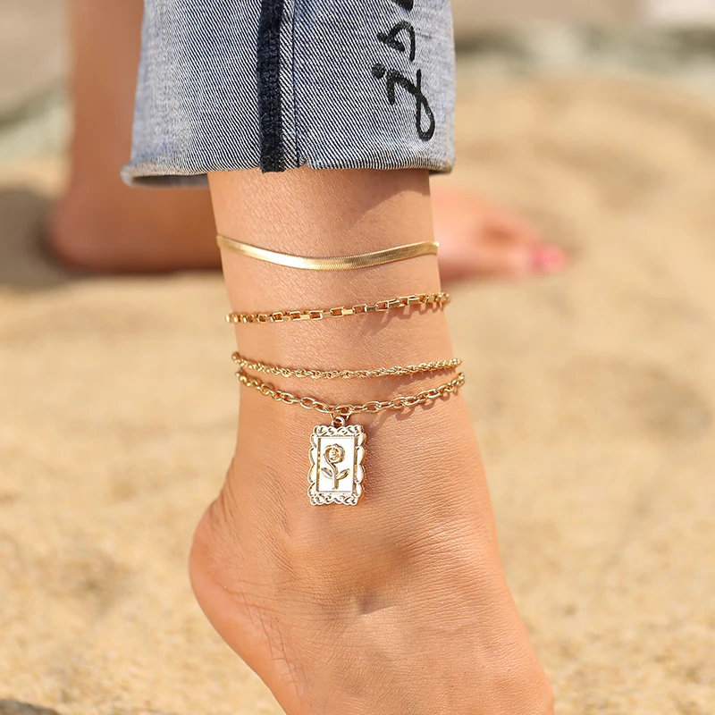 Fashion Anklets Bracelet set