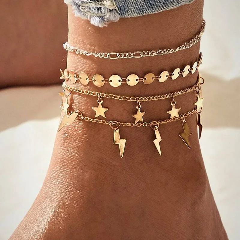 Fashion Anklets Bracelet set