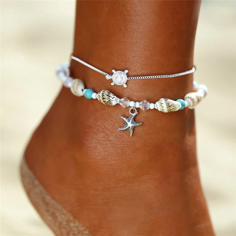 Fashion Anklets Bracelet set