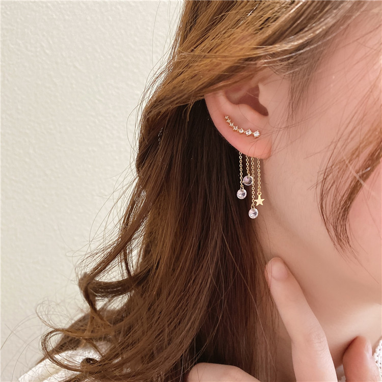 Multi Layer Chain Earring