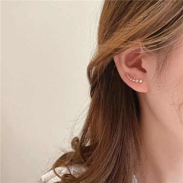 Multi Layer Chain Earring