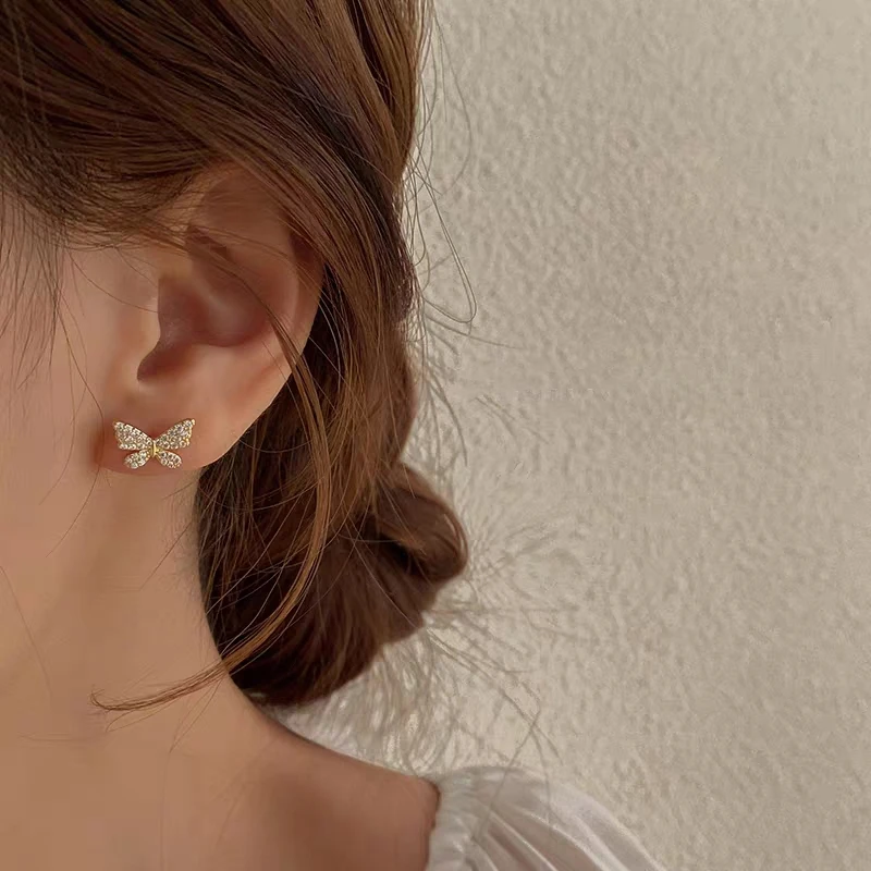 Butterfly Tassel Chain Earrings