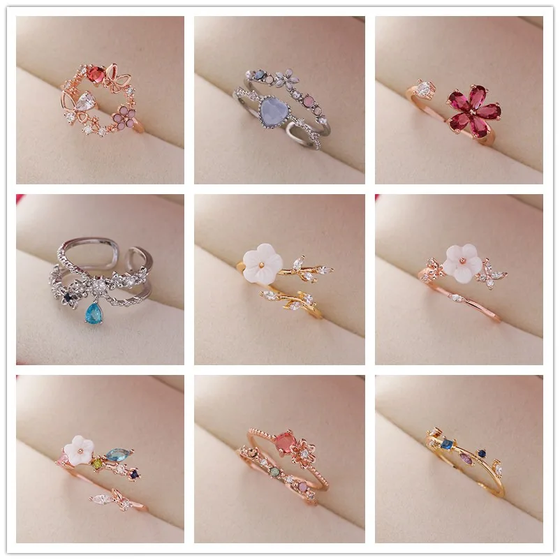 Adjustable Dainty Stackable Rings