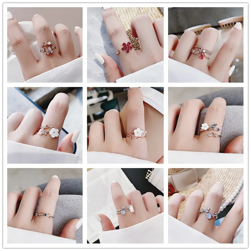 Adjustable Dainty Stackable Rings