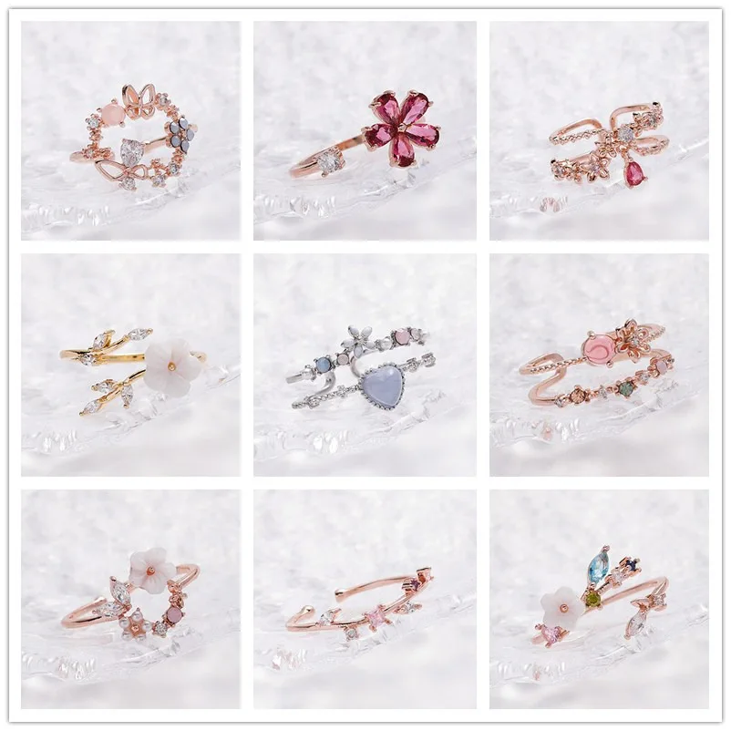 Adjustable Dainty Stackable Rings