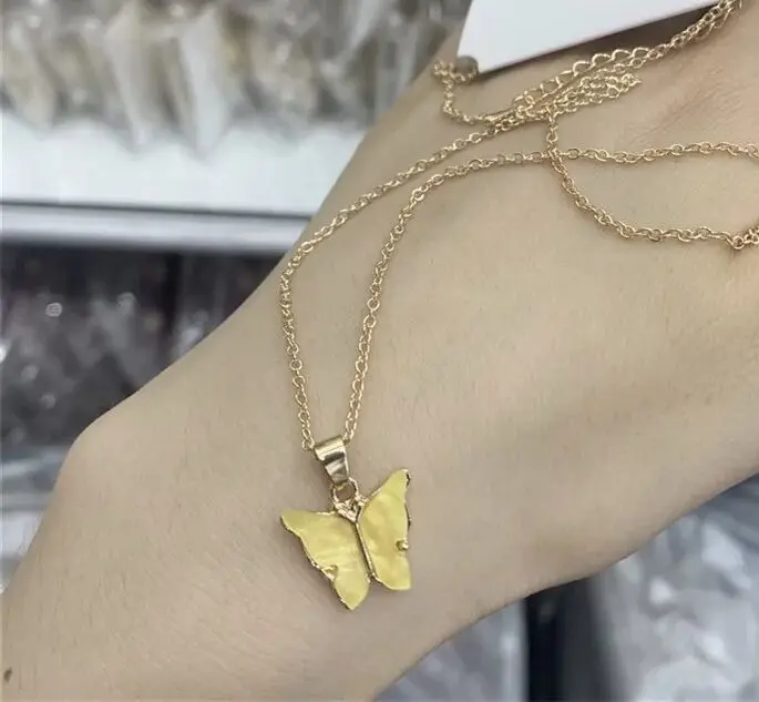 Butterfly Huggies , Butterfly Earrings & Necklace