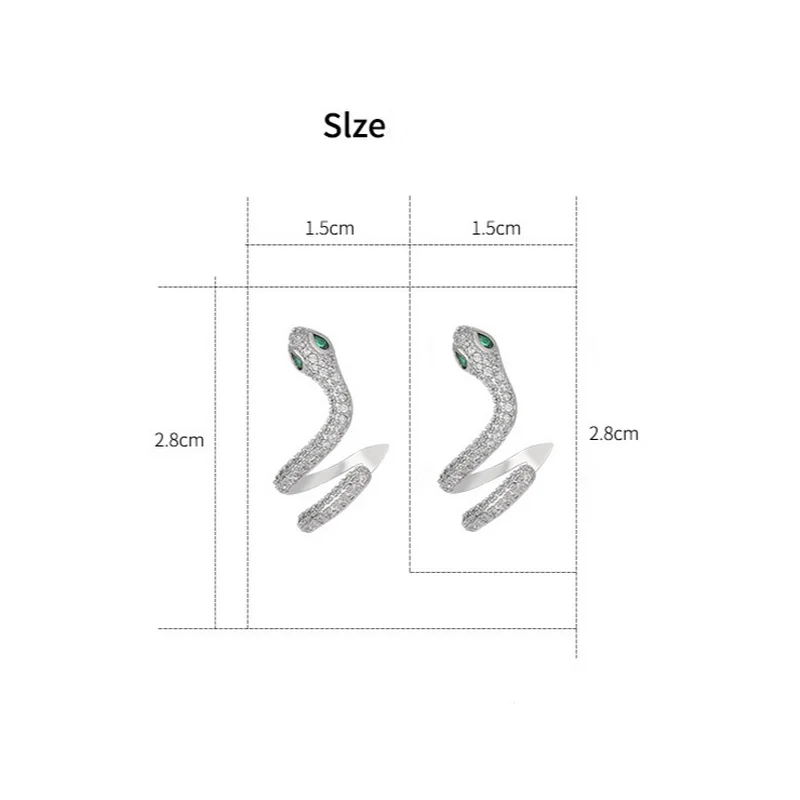 Spiritual Snake Shaped Earrings