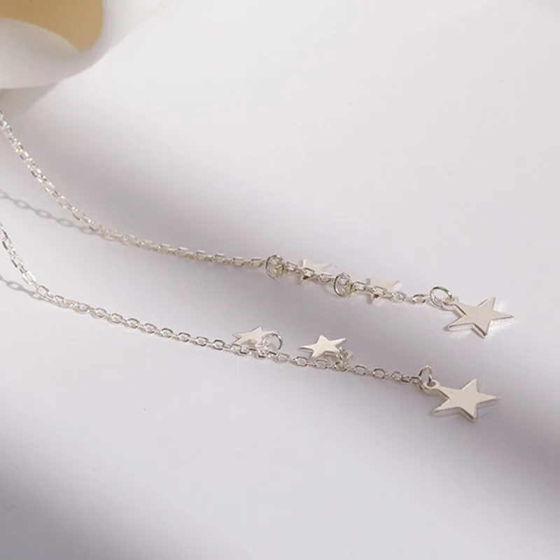 Trendy Star Dangle Earrings