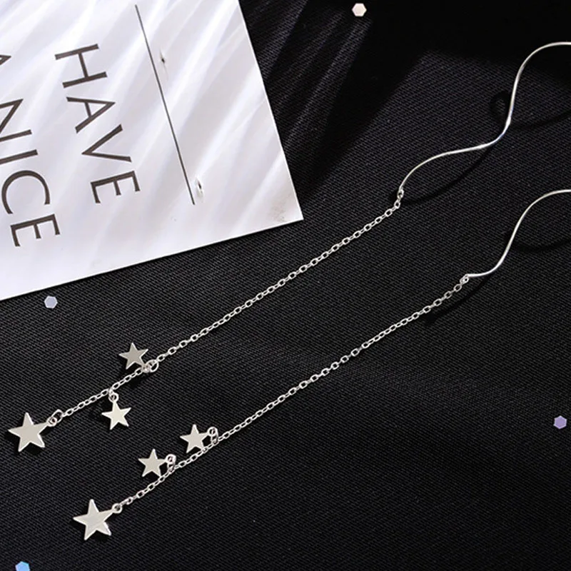 Trendy Star Dangle Earrings