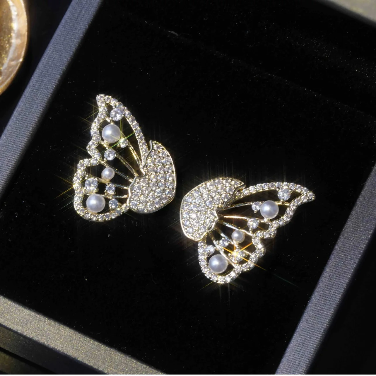 Butterfly Double Stud Earrings