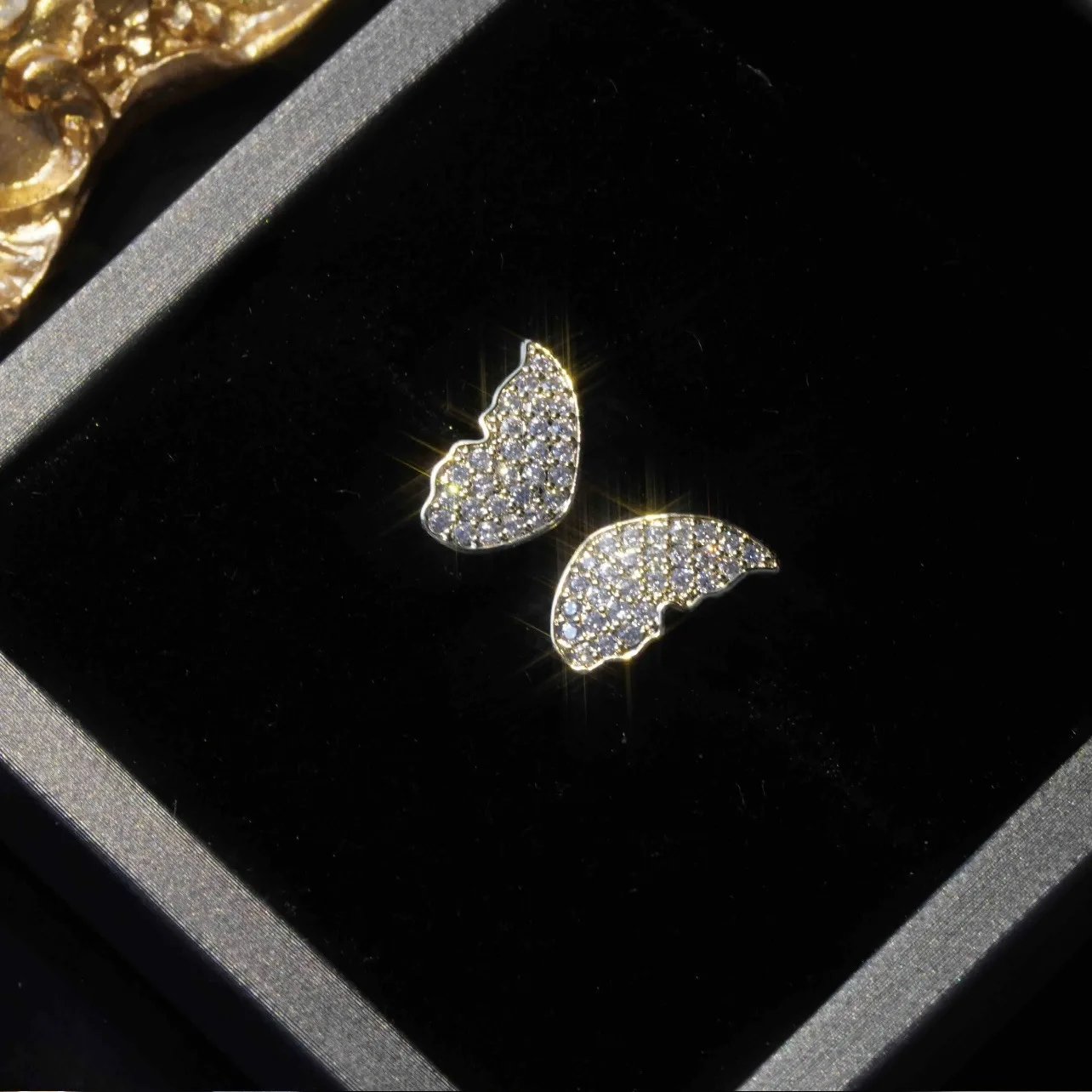 Butterfly Double Stud Earrings