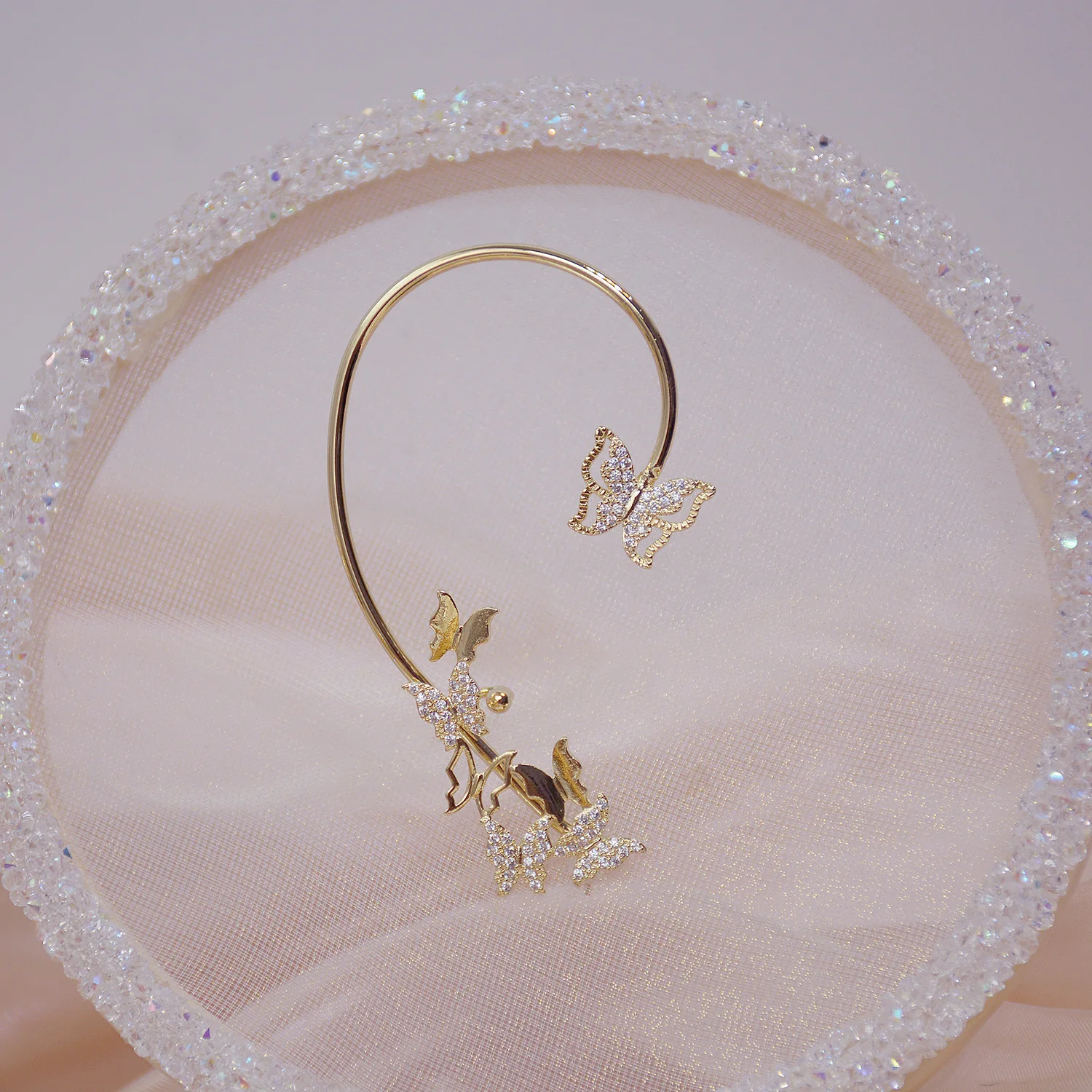 Flying Butterfly Ear Cuff