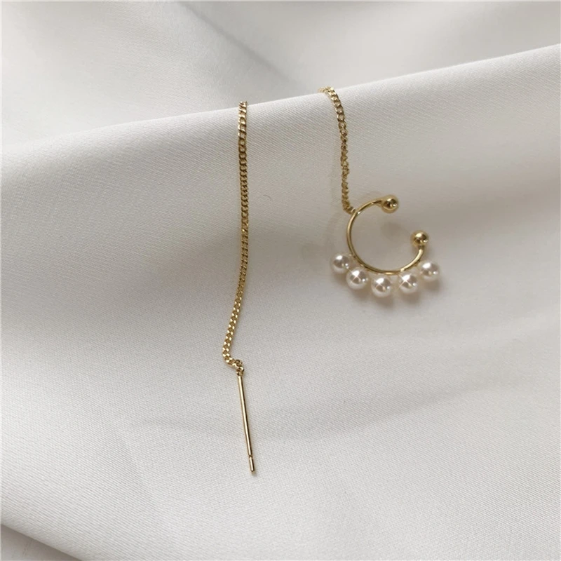 Single Ear Cuff With Pearls