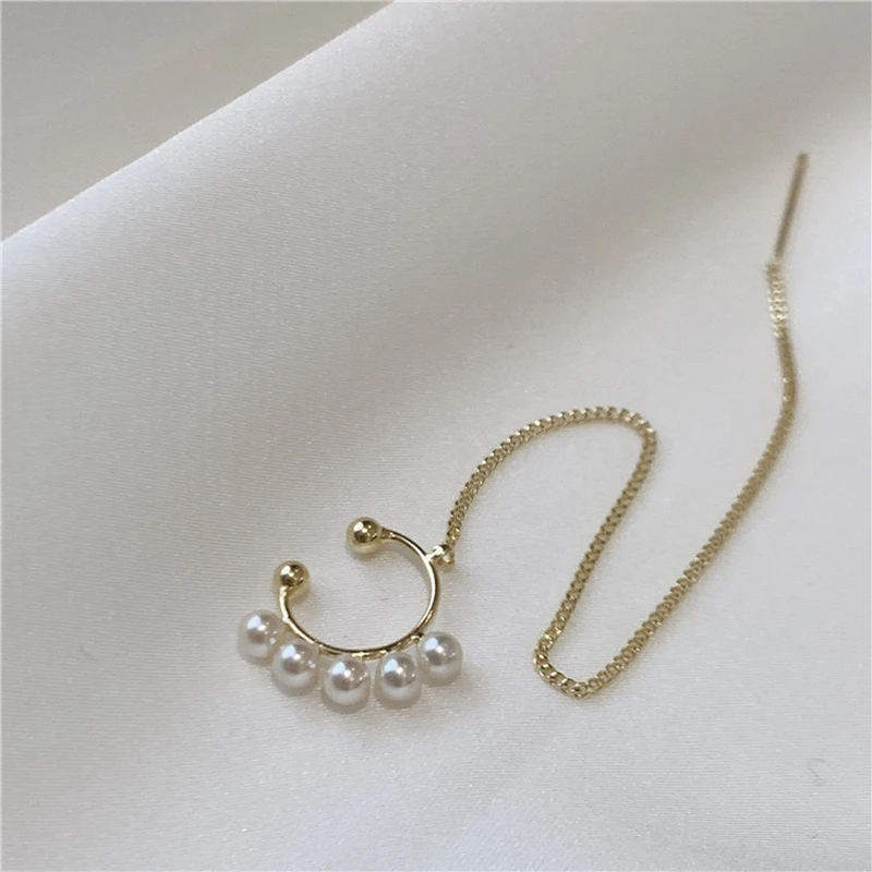 Single Ear Cuff With Pearls