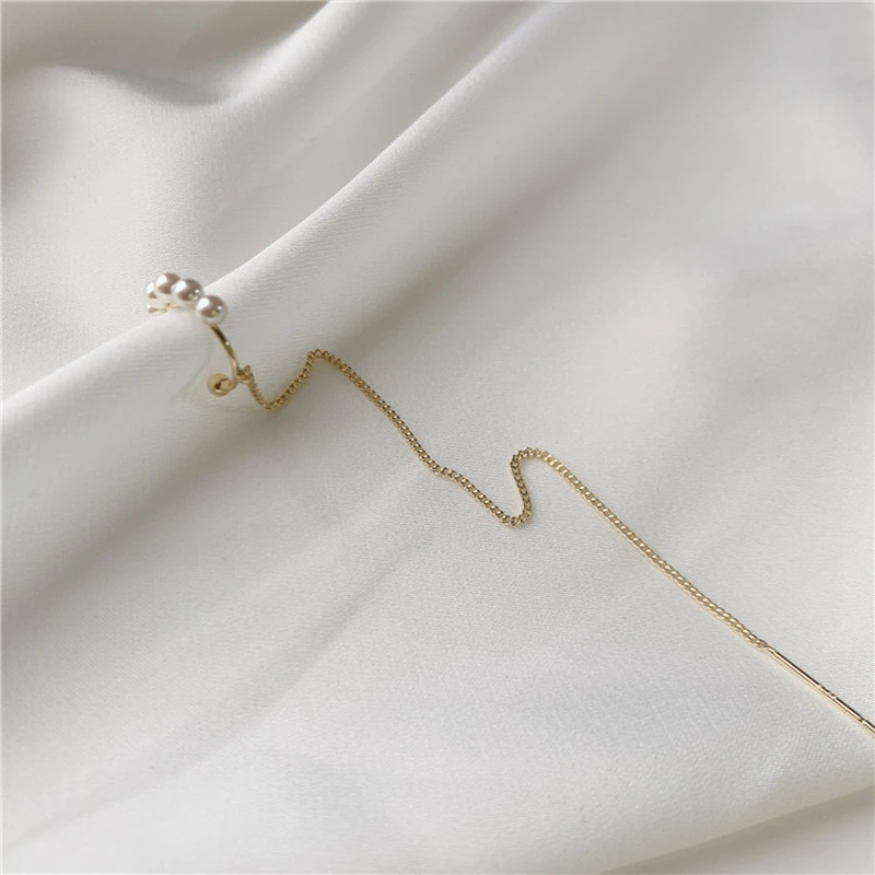 Single Ear Cuff With Pearls