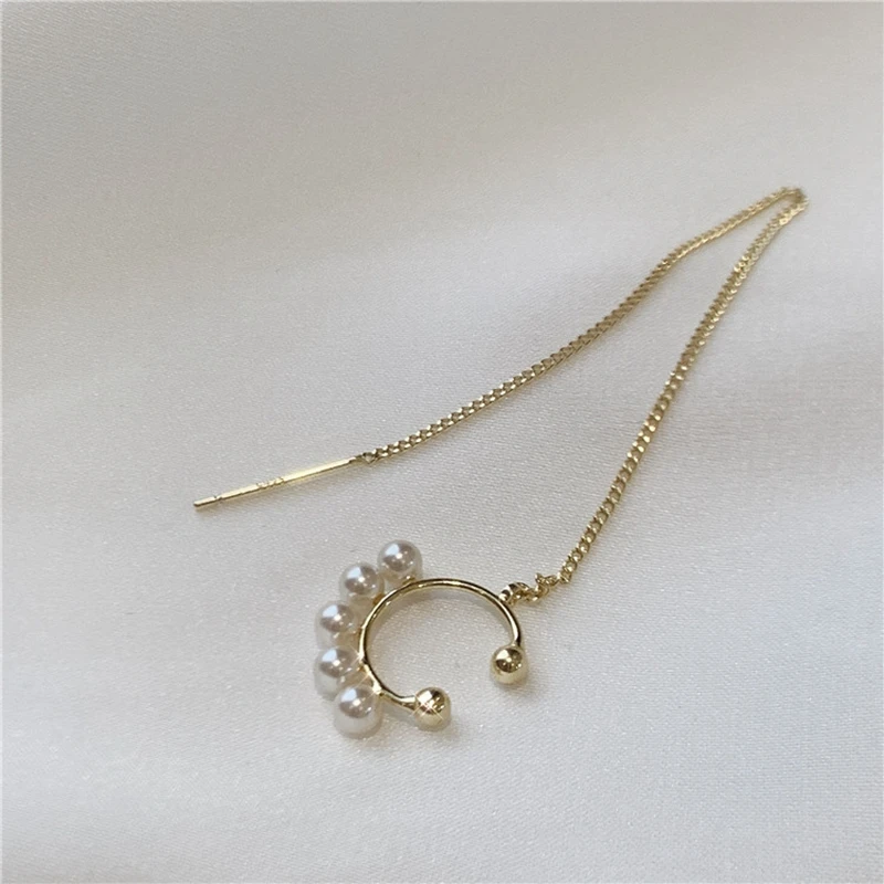 Single Ear Cuff With Pearls