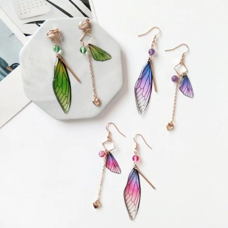 Fairy Wings Pearl Dangle Earring Collection
