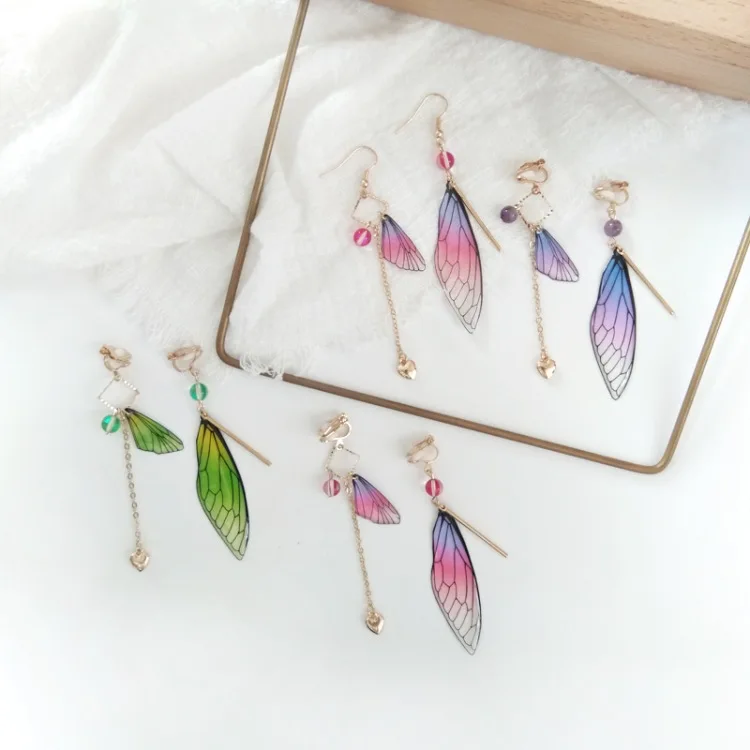 Fairy Wings Pearl Dangle Earring Collection