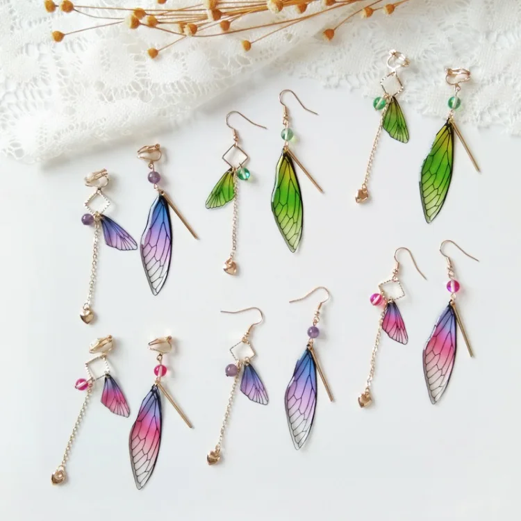 Fairy Wings Pearl Dangle Earring Collection