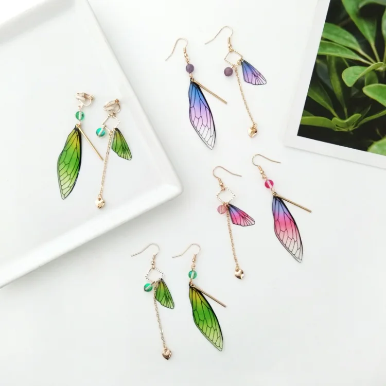 Fairy Wings Pearl Dangle Earring Collection