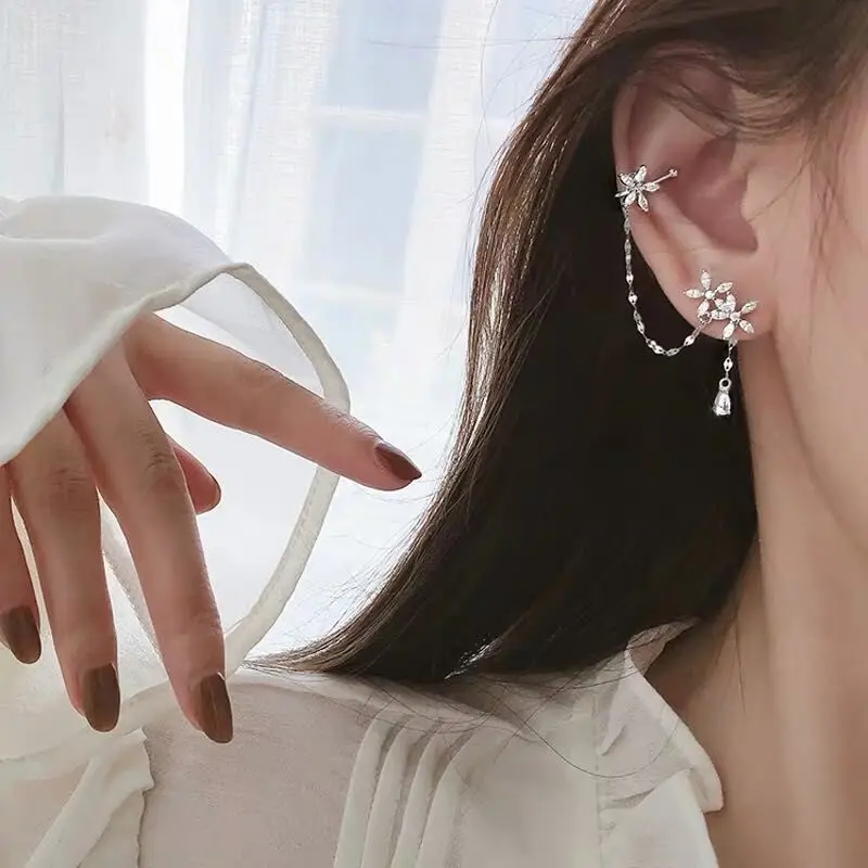 Flower Ear Cuff