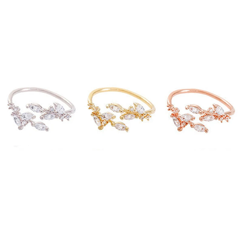 Stackable Olive Leaf Rings
