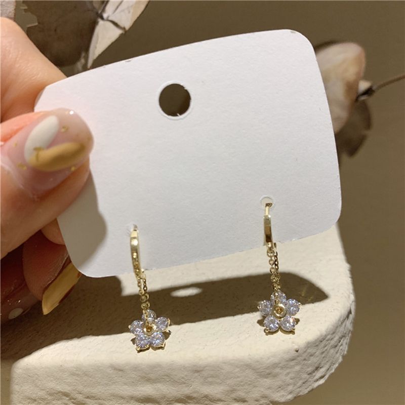Icy Flower Earrings