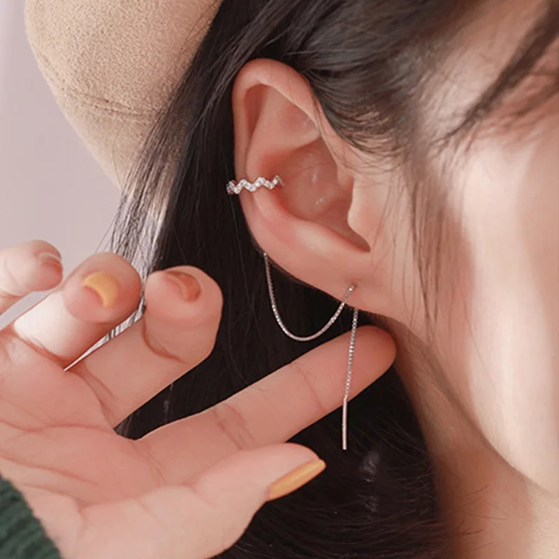 Wave Cuff Earrings