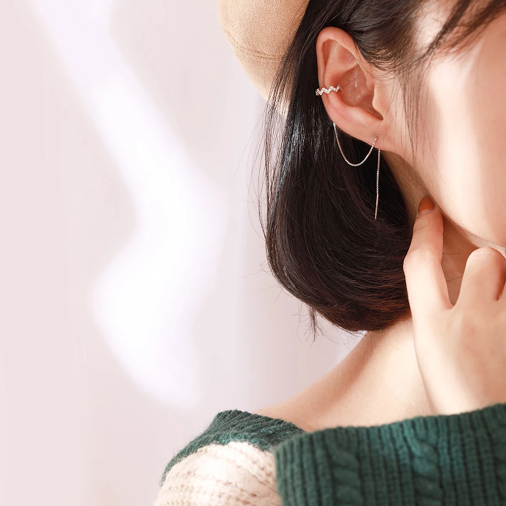 Wave Cuff Earrings