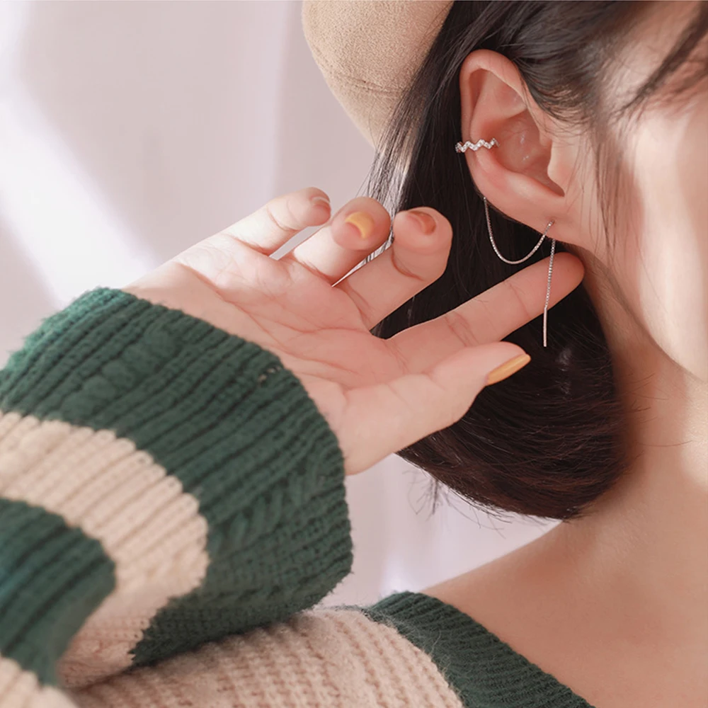 Wave Cuff Earrings