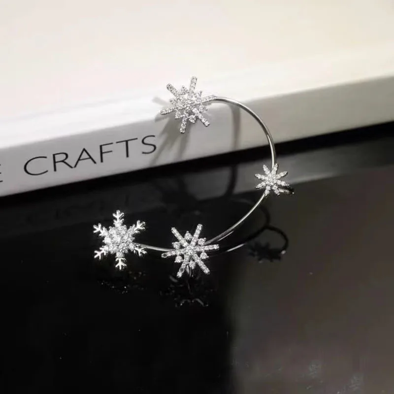​Flower and Snow Flake Ear Cuff Collection