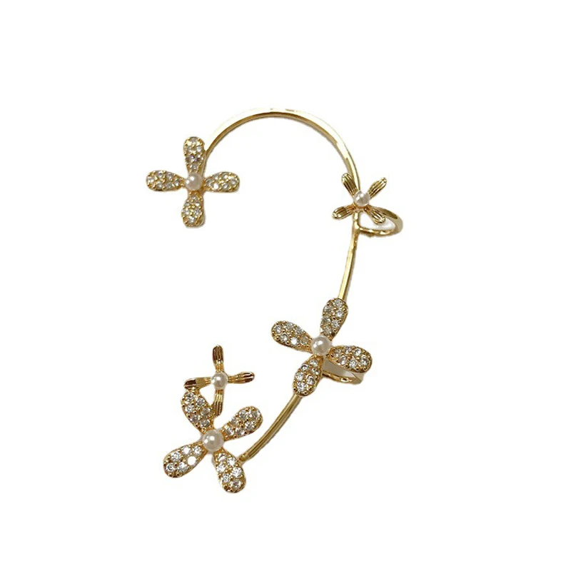​Flower and Snow Flake Ear Cuff Collection