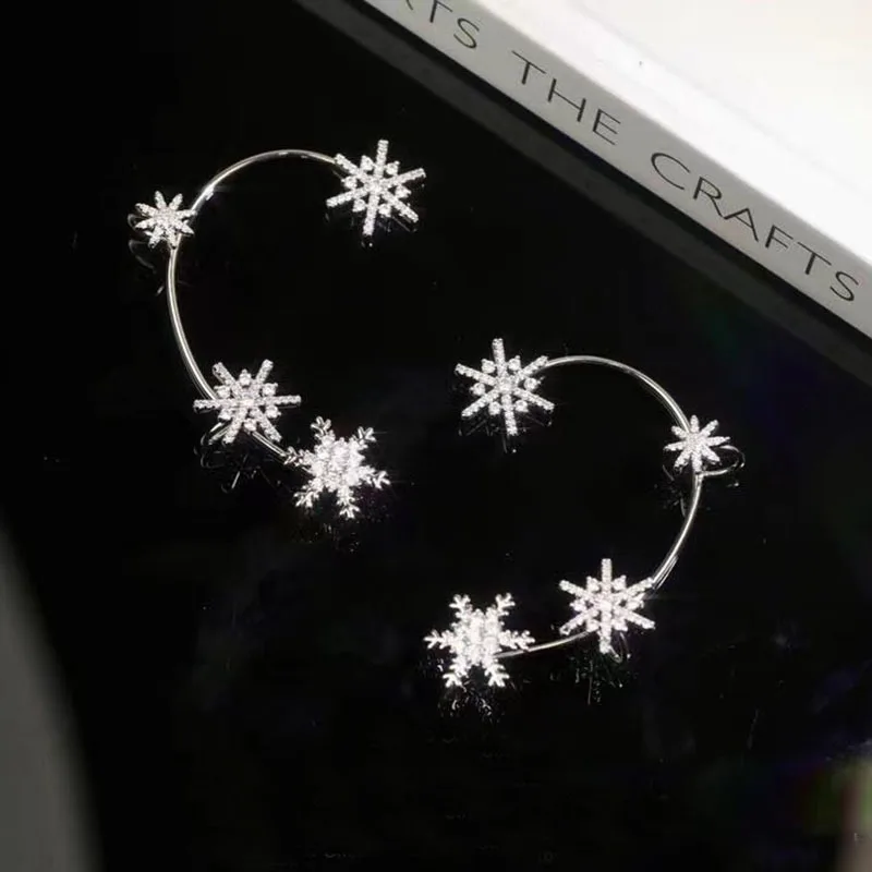 ​Flower and Snow Flake Ear Cuff Collection
