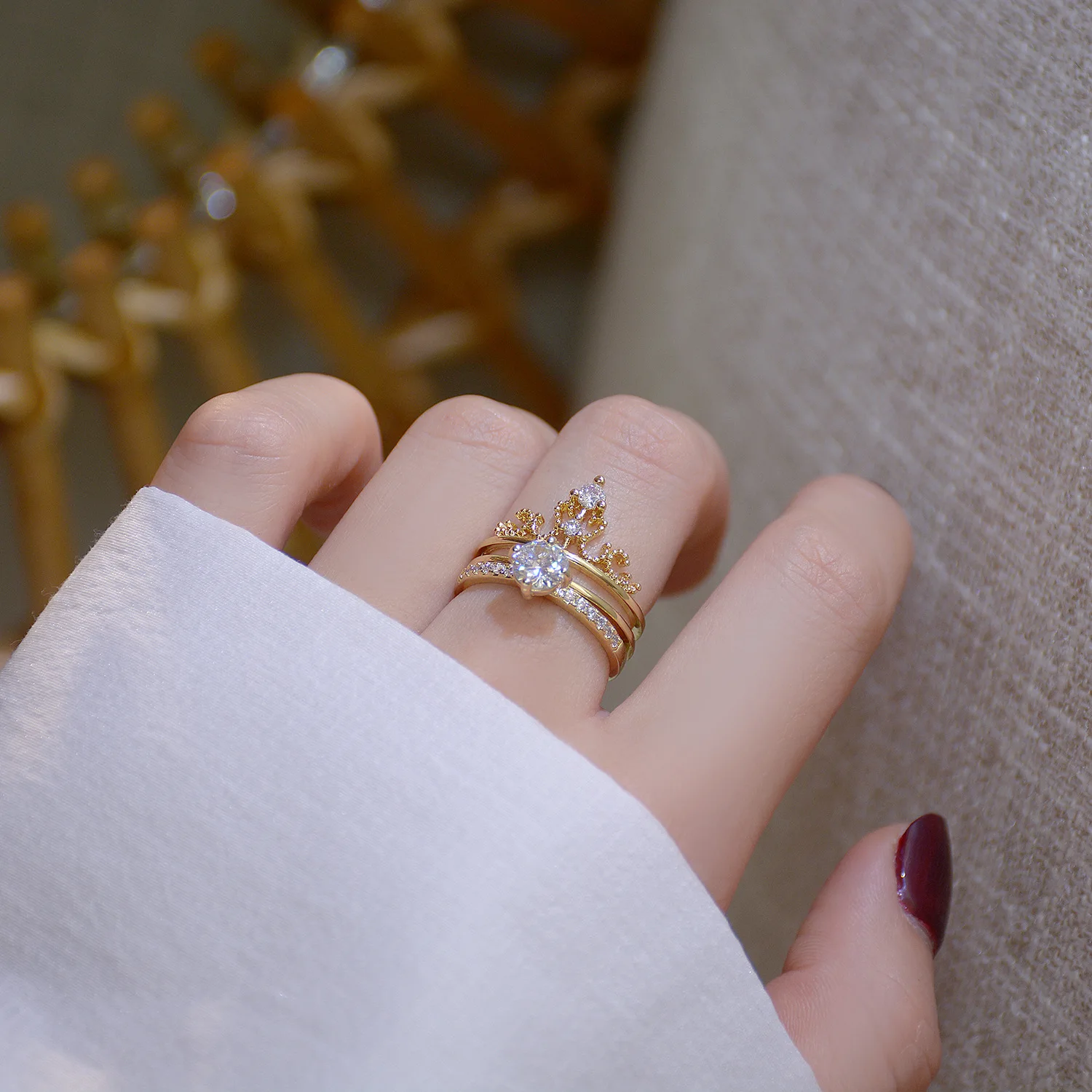 Crown Ring Set