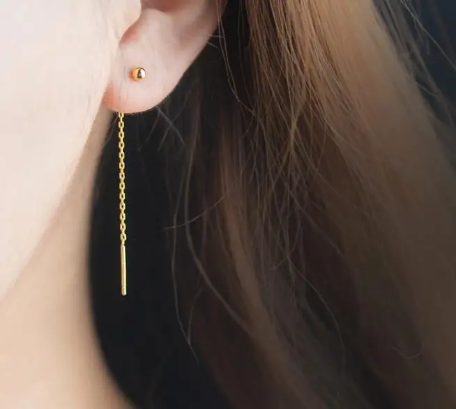 Mini Ball Threader Earrings