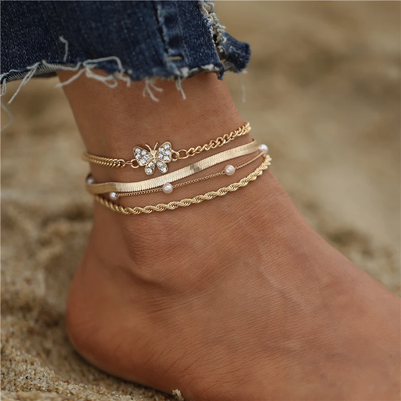 Bohemian Anklets Sets