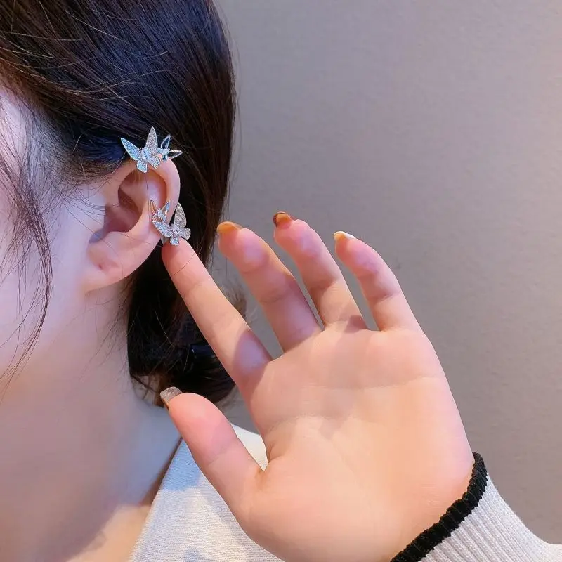 Diamond Butterfly Earcuff
