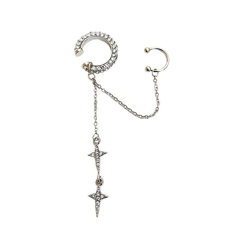 Diamond Star Ear Cuff