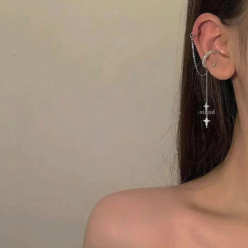 Diamond Star Ear Cuff