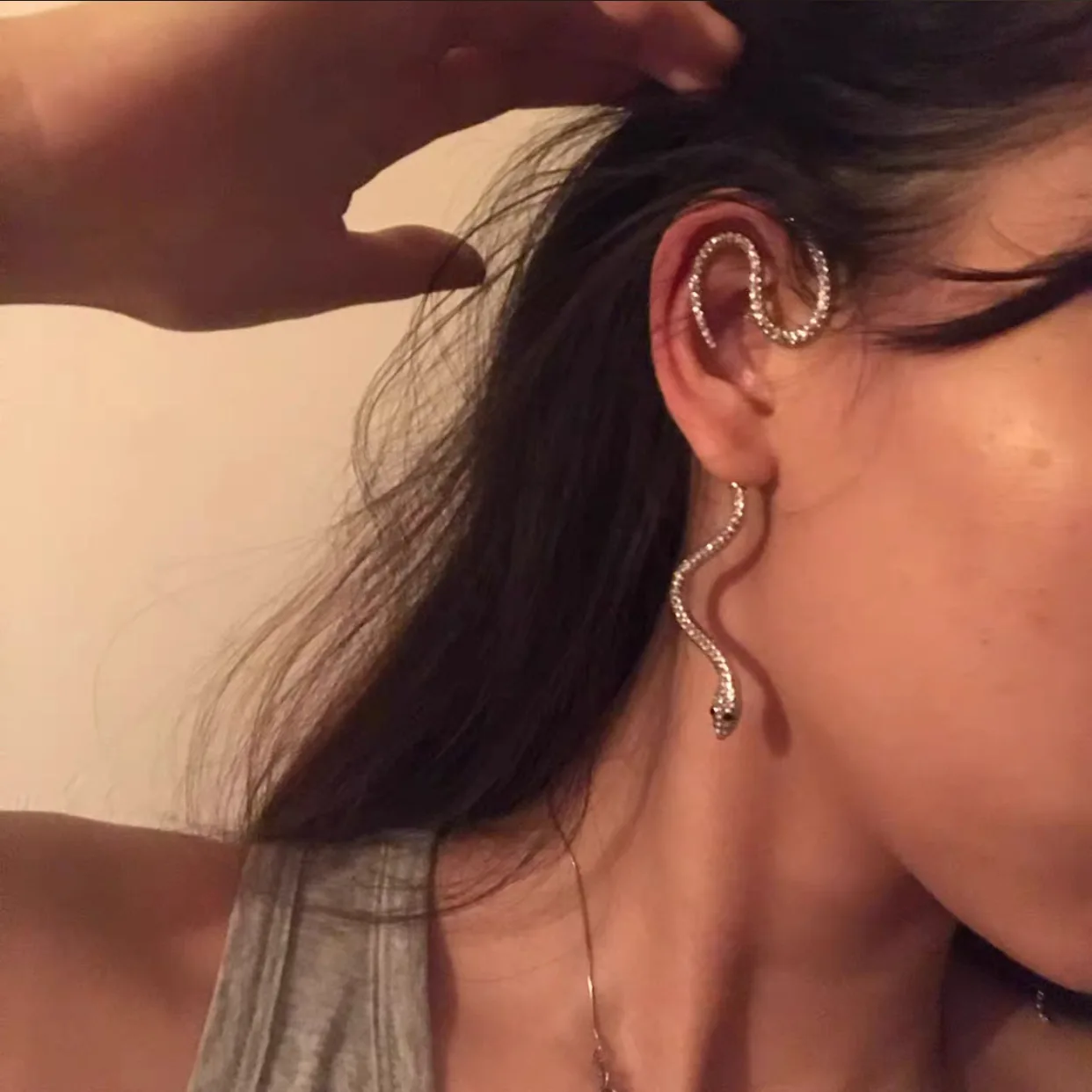 Vintage Snake Ear Cuff